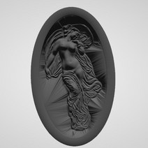 3d 모델 stl file naked girl on the bed panel wall decor relief for cnc 라우터 라운드 조각 지원 zbrush artcam, sp237-0466