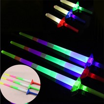 와우파티코리아 LED 4단광선검(색상랜덤1개), 1개