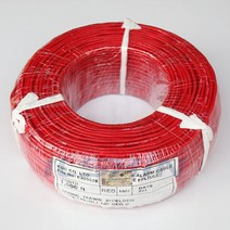 천지몰 케이디 TSP UL1424 소방감지선 AWG18 x 1P 적색 300M, 1개