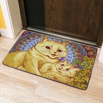 펫드라이룸 반려동물 반려견 드라이기 동물 고양이 그림 바닥 매트 미적 예술 디자인 침실 침대 앞의 건조 발 카펫 러그 직사각형 애완, [01] 100x160cm, [09] 9