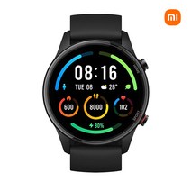 [국내정식판] Xiaomi watch 샤오미 미워치 XMWTCL02 국내배송/AS-랜덤스트랩 증정, 블랙++랜덤스트랩