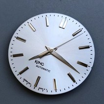 벽시계수리 S-시계 다이얼 ks 화이트/골든/블랙 28.5mm no lume fit 3.0/3.8 NH35 무브먼트 날짜 품질