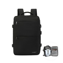 남성 투지퍼 블랙 출장용 기내용 직장인 백팩 BK271 회사원백팩 992EA