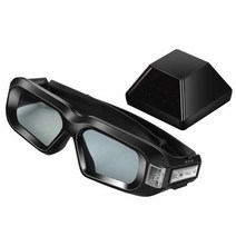 NVIDIA 그래픽 카드용 이미터가 있는 무선 3D 스테레오 안경 키트 (3D 비전 1 2)