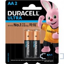 듀라셀 울트라 알카라인 건전지 AA 2알(1카드) 1.5V LR6 고성능, 쿠팡 인터스프릿 1, 충전 불가