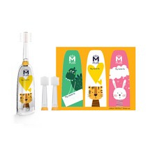 [메가텐키즈] 메가텐플러스 수동 어린이칫솔 (본품1+리필2), 소프트(48개월 미만), 1개