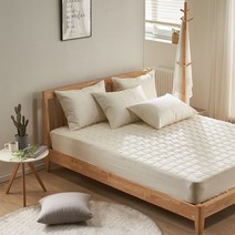 순면 40수 누빔 매트리스커버 8컬러 침대커버 슈퍼싱글 퀸 패밀리 전사이즈