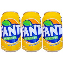 환타 파인애플 355ml 5캔 환타 파인애플 뚱캔, 5개