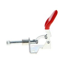 바이스 Utoolmart DEMA-302D 토글 클램프 수평 푸시 보유 용량: 160kg350.7lbs 탄소강 아연 도금 핸들 개방 각도 45° 퀵 원터치 해제 메탈 미니 용접, 1개들이 45kg 301A