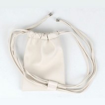 아이보리- 단순한 디자인 여자 스마트폰 보관 미니백