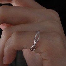 멜팅스톤 공방 925실버 레이어드 두줄 새끼반지 은가락지 r618