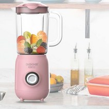 자취생 1인가구 원룸 프레쉬믹서기1.5L(핑크) 고급 야채주스 깔끔한