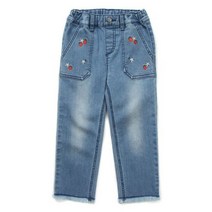 블루독 221E5-414-50(DM)딸기자수데님팬츠 (정상가99000)