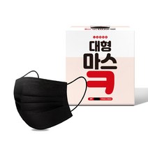국산 대형 블랙마스크 블랙마스크, 200매, 블랙