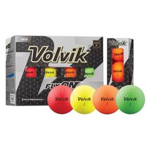 볼빅 VOLVIK 플라이 온 골프공 2피스 무광 컬러볼 24개, 1개, 본상품선택