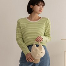 엘리시아 골지 슬림 긴팔 티셔츠 빅사이즈 여성의류