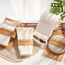 아이르 힐링 듀얼 바디 스크러버 12 x 12 cm, 샌드베이지, 1개, 1개