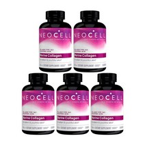 네오셀 5개 먹는 마린 콜라겐 저분자 펩타이드 2000 mg 120 캡슐 Neocell