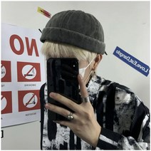 빈티지 와치캡 4컬러 1P 워싱 캐주얼 힙한 비니모자