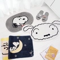 귀여운 발매트 스누피 짱구 발닦개 욕실 화장실 주방 홈스타일링, 프렌즈찰리