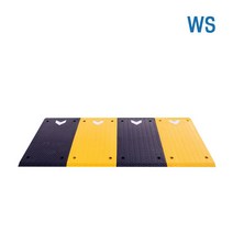 SJ 고무과속방지턱 조립식방지턱 500 700 1000, 1000몸통(노랑)