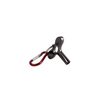 유니버설 메탈 블랙 드럼 스킨 조정 튜닝 키 렌치 Carabiner, 한개옵션0