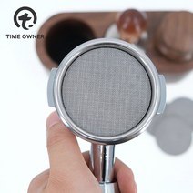 커피 필터 스크린 재사용 가능한 내열성 메쉬 스크린 portafilter barista 커피 에스프레소 머신 용 퍽 스크린 만들기 58mm