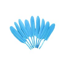 거위깃털 소 약1.5~1.8cm×12~15cm 하늘 100개 자연재료 거위털 인디언장식 노리프렌즈 만들기재료