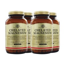 [4개 SET] 솔가 킬레이트 마그네슘 250정 (타블렛) Sogar Chelated Magnesium 250 Tablets, 1개