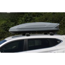 루프박스 대용량 지붕 캐리어 SUV 카니발 차량용, 650L 화이트 + 음소거 특수 크로스바