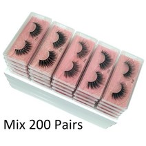 공연용속눈썹 착붙 아이돌 자석 자연스러운 인조 속눈썹 펌키트 대량 도매 3d, 10쌍을 섞다