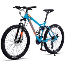 세계일주 풀샥 MTB 자전거 27단 90% 완조립 배송 기계식디스크브레이크, 168cm, K1