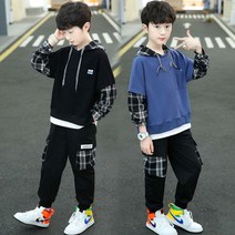 텐션 체크레이어드 상하세트 주니어상하복 주니어복 남아상하복 남아옷 남아의류 남자아동복 남자주니어복 초등남아옷 초등학생상하복 초등학생옷