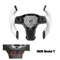 테슬라 모델 3 Y용 스티어링 휠 맞춤형 무광 및 탄소 섬유 옵션, 02 Model Y