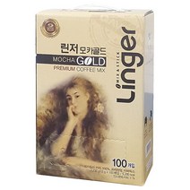 린저 모카골드 프리미엄 커피믹스 100T, 1개, 100개입