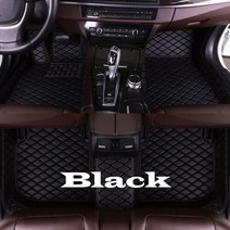 차량 플로어 매트 Toyota Corolla Cross 2022 용 자동차 바닥 매트 맞춤형 발 패드 카펫 커버 인테리어, [02] Black, 02 Black