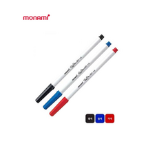 모나미 351 싸인펜 흑 청 적 1타12개입/ 결혼식 장례식 방명록 사인용 적합, 블루