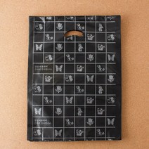 100p 검정 양장비닐봉투(30)(30x40cm) 책 의류 봉투