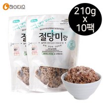 [하이미소] 즉석밥 절당미랑 혈당강하 특하 210g x 10팩, 10개