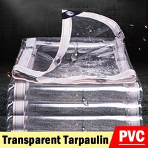 코스트코파라솔 초대형 사각 파라솔 바람막이 두꺼운 야외 투명 방수포 정원 발코니 PVC 방수 천 문 창문 03mm05mm, 05mm Thickness+05x2m