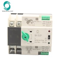 자동절체기 비상전원 캠핑카 레일 및 인버터 이중 전원 자동 전송 선택기 스위치 무정전, 2, 63a