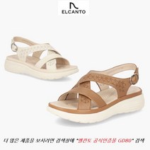 엘칸토 공식인증몰 GD80 부드러운 양가죽 소재와 발바닥이 소프트 하면서 푹신한 광폭(와이드) 캐주얼 샌들 초경량샌들