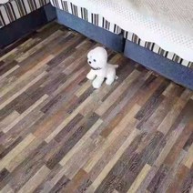 장판 두껍게 판에붙이는 PVC 내마모성 고무받침바닥 미끄럼방지 바닥매트 방수 가정용 상업용 사무용, T68-빈티지 나무무늬-업그레이드