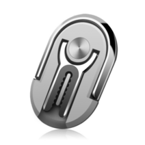 삼에스 다용도 휴대폰 핸드폰 스마트링 차량용 송풍구 거치대, 실버