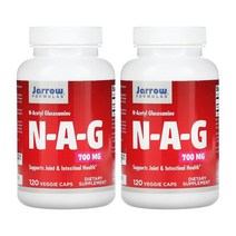 자로우 포뮬러스 N-A-G N 아세틸 글루코사민 700MG Veggie Capsules 120정 2개