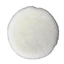 OKAYDA Lambswool 폴리싱 패드 12.7cm (5인치) 부드러운 양가죽 버핑 패드 및 백 디자인 커팅 패드 자동차 가구 유리 등용, 5 -5 Pack