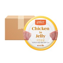 펠리코 치킨 순살 습식 캔 95g x 24개 (1박스) 강아지 간식 임박상품 23년 12월 6일