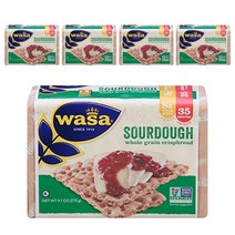 와사 사우어도우 홀 그레인 크리스프 브레드, 5개, 275g