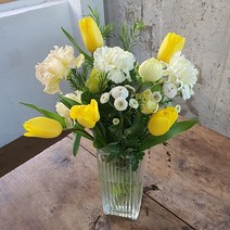 테이블꽃장식 화병꽃꽂이장식 꽃택배 사이즈선택 센터피스 생화체험, 테이블센터피스L