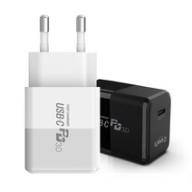 UM2 PD30MINI C타입 30W PPS 고속 충전기 아이폰11 아이패드 프로 3세대 갤럭시노트10 S10 5G 닌텐도, 1개, 블랙